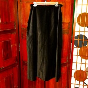 Vintage Black Velvet skirt by Prestige of Boston